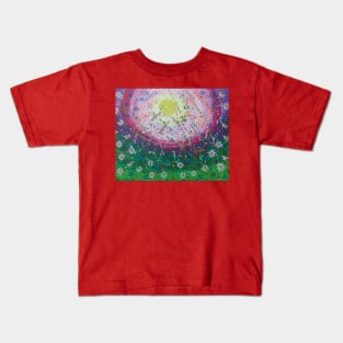 Flowers Reaching Towards the Sun Kids T-Shirt